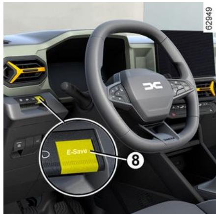 DACIA Duster 3 (2024) - Maintien de charge de labatterie de traction : « E-Save » - 1