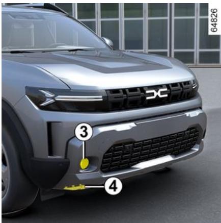 DACIA Duster 3 (2024) - FEUX, ÉCLAIRAGES : REMPLACEMENT DES LAMPES - 1