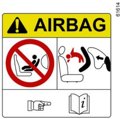 DACIA Duster 3 (2024) - SECURITE ENFANTS : DÉSACTIVATION, ACTIVATION AIRBAG PASSAGER AVANT - 5
