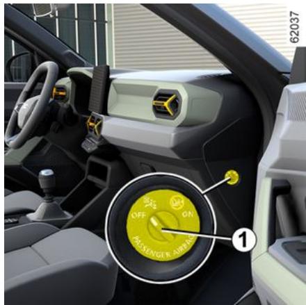 DACIA Duster 3 (2024) - Désactivation de l'airbag passager avant - 1