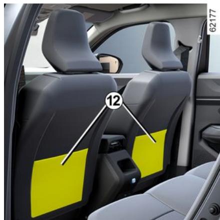 DACIA Duster 3 (2024) - Poches de rangement sièges avant 12 - 1