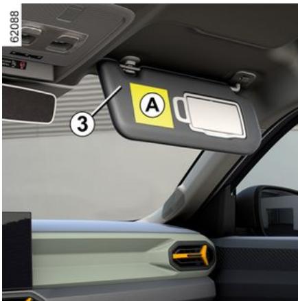 DACIA Duster 3 (2024) - SECURITE ENFANTS : DÉSACTIVATION, ACTIVATION AIRBAG PASSAGER AVANT - 4
