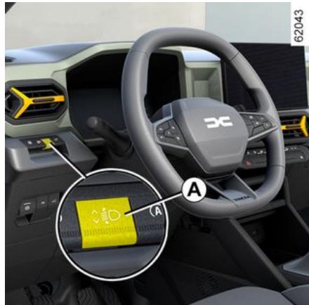 DACIA Duster 3 (2024) - Réglage des faisceaux lumineux - 1