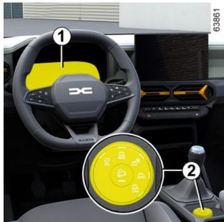 DACIA Duster 3 (2024) - Sélecteur de mode de conduite - 1