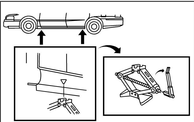 CHEVROLET Impala (2008) - Dépose d'un pneu crevé et installation du pneu de rechange - 3