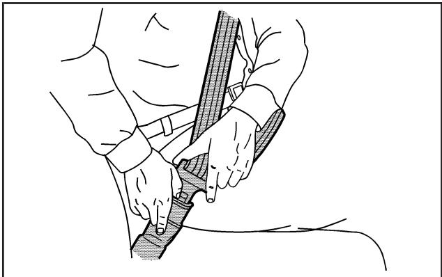 CHEVROLET Impala (2008) - Ceinture à triple point d'appui - 3