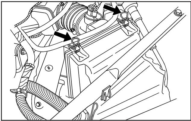 CHEVROLET Impala (2008) - Comment inspecter le filtre à air du moteur - 1