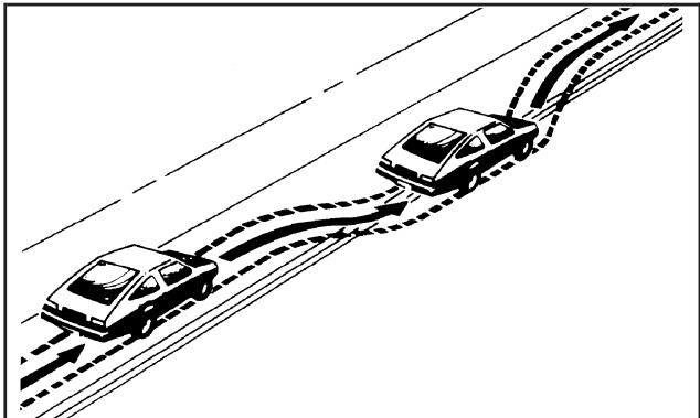 CHEVROLET Impala (2008) - Contrôle d'un dérapage sur l'accotement - 1