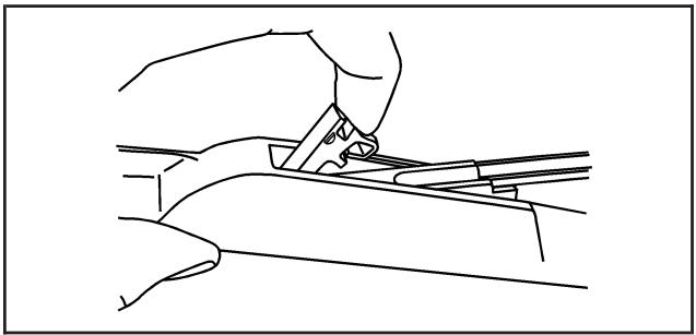 CHEVROLET Impala (2008) - Remplacement de la raclette d'essuie-glace - 1