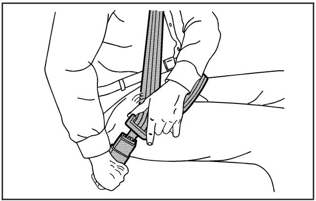 CHEVROLET Impala (2008) - Ceinture à triple point d'appui - 1