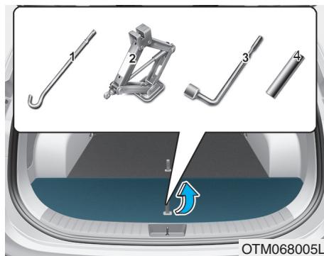 HYUNDAI Santa Fe (2018-2020) - Cric et outil - 1
