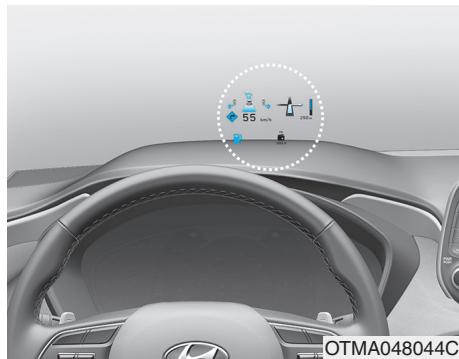 HYUNDAI Santa Fe (2018-2020) - Affichage tête HAUTE (HUD) (si équipée) - 1