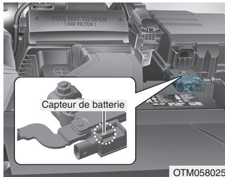 HYUNDAI Santa Fe (2018-2020) - Désactivation du capteur de batterie - 1