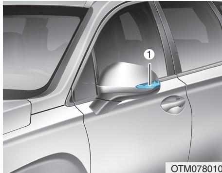 HYUNDAI Santa Fe (2018-2020) - Remplacement de l'ampoule du clignotant latéral - 1