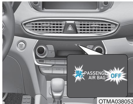 HYUNDAI Santa Fe (2018-2020) - Système de classification de l'occupant (OCS) - 1