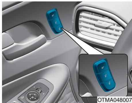 HYUNDAI Santa Fe (2018-2020) - Mémorisation de la position du conducteur (si équipé) - 1