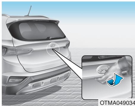 HYUNDAI Santa Fe (2018-2020) - Ouverture du hayon - 2