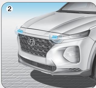 HYUNDAI Santa Fe (2018-2020) - Avertissement - 3