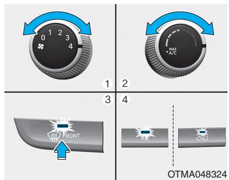 HYUNDAI Santa Fe (2018-2020) - Chauffage du pare-brise - 1