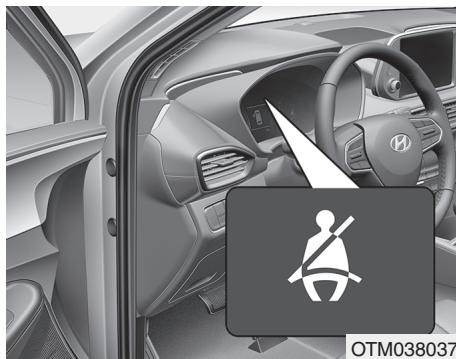 HYUNDAI Santa Fe (2018-2020) - Voyant avertisseur de la ceinture de sécurité - 1