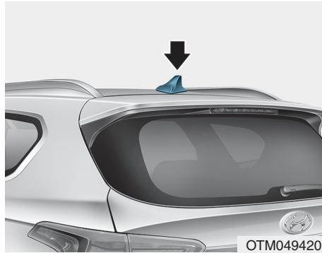 HYUNDAI Santa Fe (2018-2020) - Antenne en aileron de requin (si équipée) - 1