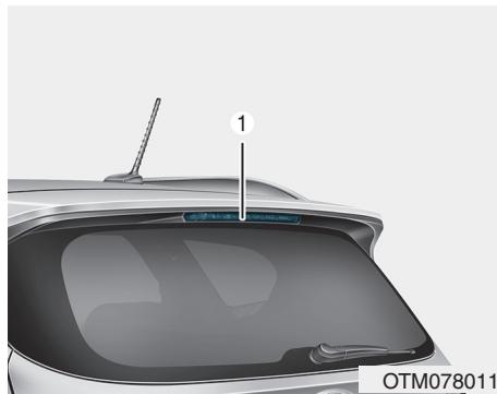 HYUNDAI Santa Fe (2018-2020) - Remplacement de l'ampoule du feu d'arrêt surélevé - 1