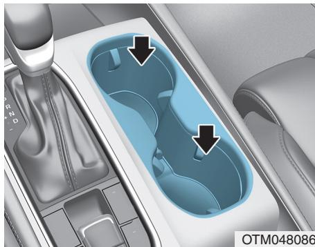 HYUNDAI Santa Fe (2018-2020) - Porte-tasses - 1