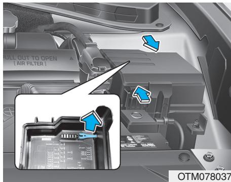 HYUNDAI Santa Fe (2018-2020) - Remplacement d'un fusible au tableau de bord - 2