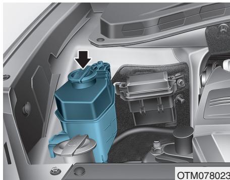 HYUNDAI Santa Fe (2018-2020) - Vérifier le niveau du liquide de refroidissement - 1
