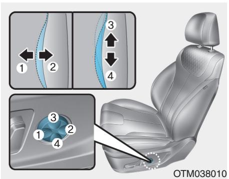 HYUNDAI Santa Fe (2018-2020) - Hauteur du coussin (2) - 1