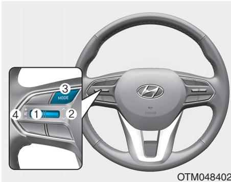 HYUNDAI Santa Fe (2018-2020) - Commandes de radio au volant - 1
