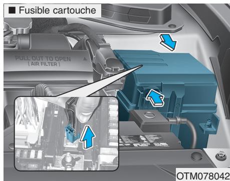 HYUNDAI Santa Fe (2018-2020) - Remplacement d'un fusible dans le compartiment-moteur - 2