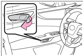 LEXUS NX AZ20 (2022) - Conditions de fonctionnement de la poignée de libération manuelle - 1
