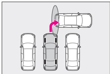 LEXUS NX AZ20 (2022) - Quitter une place de stationnement en utilisant la fonction de sortie perpendiculaire (marche avant/arrière) - 4