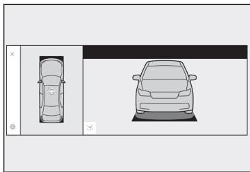 LEXUS NX AZ20 (2022) - Effectuez les opérations indiquées par les conseils affichés jusqu'à ce que le véhicule s'arrête sur la place de stationnement cible. - 1