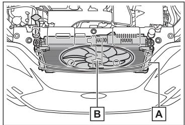 LEXUS NX AZ20 (2022) - Une fois la température du système hybride suffisamment abaissée, contrôlez les flexibles et le faisceau de radiateur (radiateur) pour vérifier l'absence de fuites. - 1