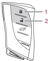 LEXUS NX AZ20 (2022) - Verrouillage/déverrouillage du hayon au moyen de la télécommande du verrouillage centralisé - 1