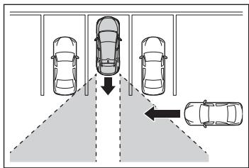 LEXUS NX AZ20 (2022) - Conditions dans lesquelles le système ne détecte pas un véhicule - 1