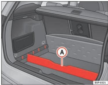 SEAT Altea Phase 2 (2009-2015) - Rangements dans le plancher du coffre à bagages* - 2