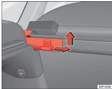 SEAT Altea Phase 2 (2009-2015) - Plage arrêté de rangement enroulable - 2
