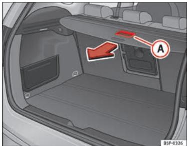 SEAT Altea Phase 2 (2009-2015) - Plage arrêté de rangement enroulable - 1