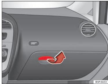 SEAT Altea Phase 2 (2009-2015) - Rangement du côte passager - 1