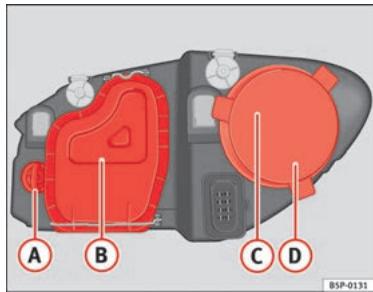 SEAT Altea Phase 2 (2009-2015) - Lampes du projecteur principal - 1