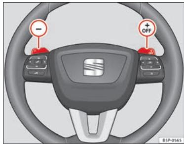 SEAT Altea Phase 2 (2009-2015) - Enclenchement des vitesses en mode tiptronic* - 2