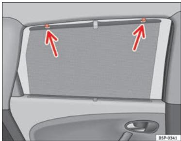 SEAT Altea Phase 2 (2009-2015) - Store pare-soleil* - 1