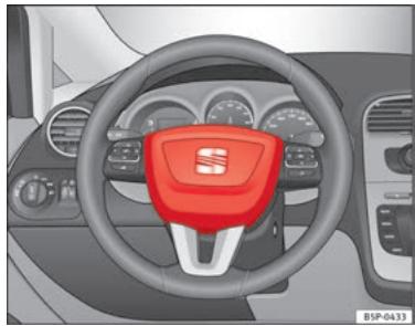 SEAT Altea Phase 2 (2009-2015) - Description des airbags frontaux - 1