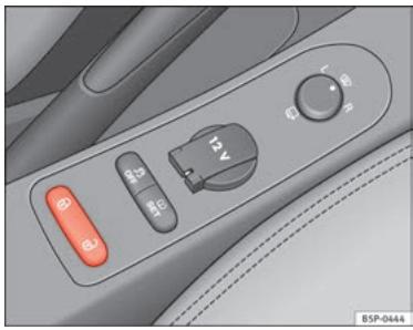 SEAT Altea Phase 2 (2009-2015) - Touché de verrouillage centralisé - 1