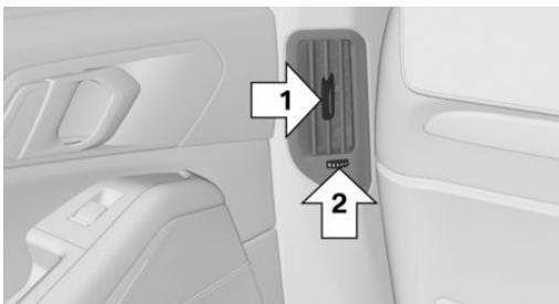 BMW X5M F95 Phase 1 (2020-2023) - Ventilation à l'arrière, sur les côtés - 1