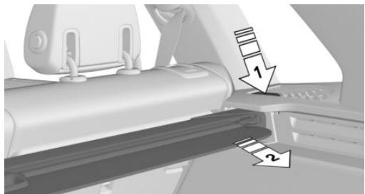 BMW X5M F95 Phase 1 (2020-2023) - Retrait du cache rabatable du compartment à bagages - 1