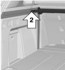 BMW X5M F95 Phase 1 (2020-2023) - Positions du cache-bagages - 2